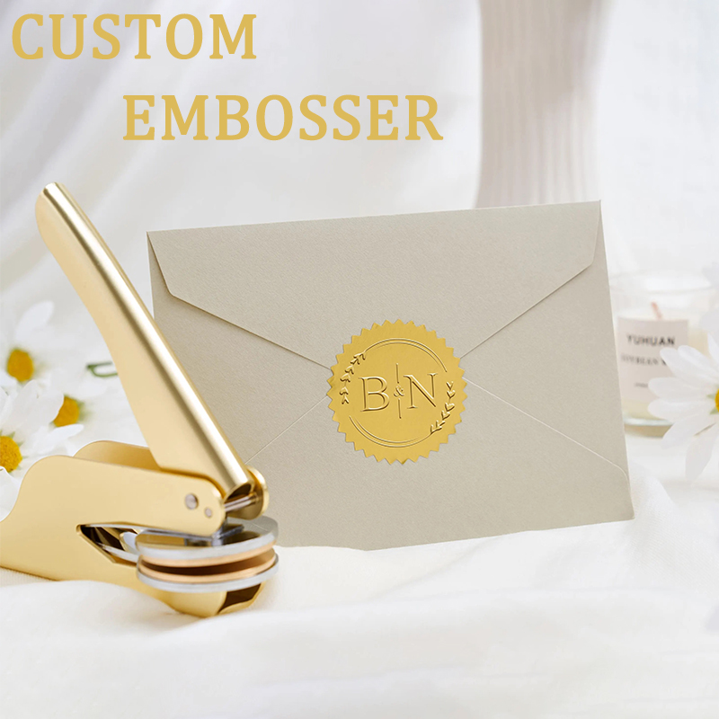 Resin Art Logo - Customized Embossed Stamp Personalized Custom Logo