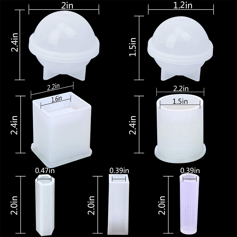 Stock Quantity 8Pcs Silicone E - Resin Art Quantity 评论和价格