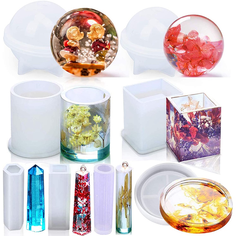 Stock Quantity 8Pcs Silicone E - Resin Art Quantity 评论和价格