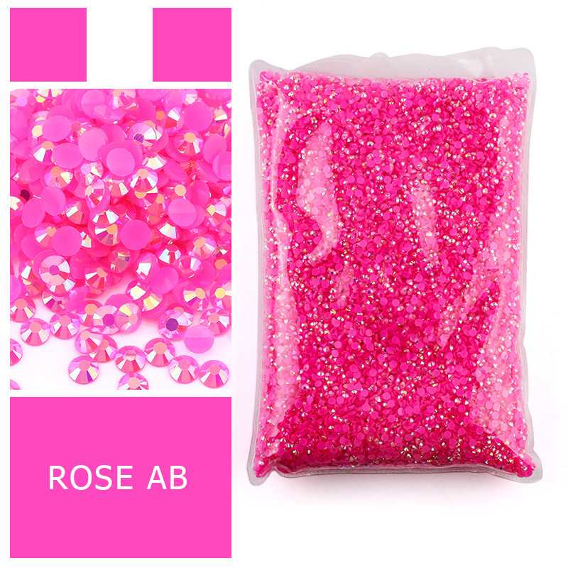 Hot Pink Flatback Resin Rhines - Resin Art Quantity 评论和价格