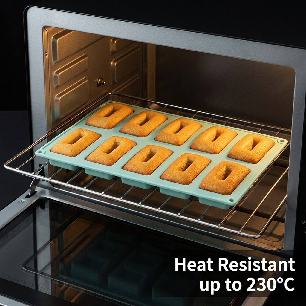 Non-stick 10-Hole Rectangle Si - Tray Mold Rectangle 评论和价格