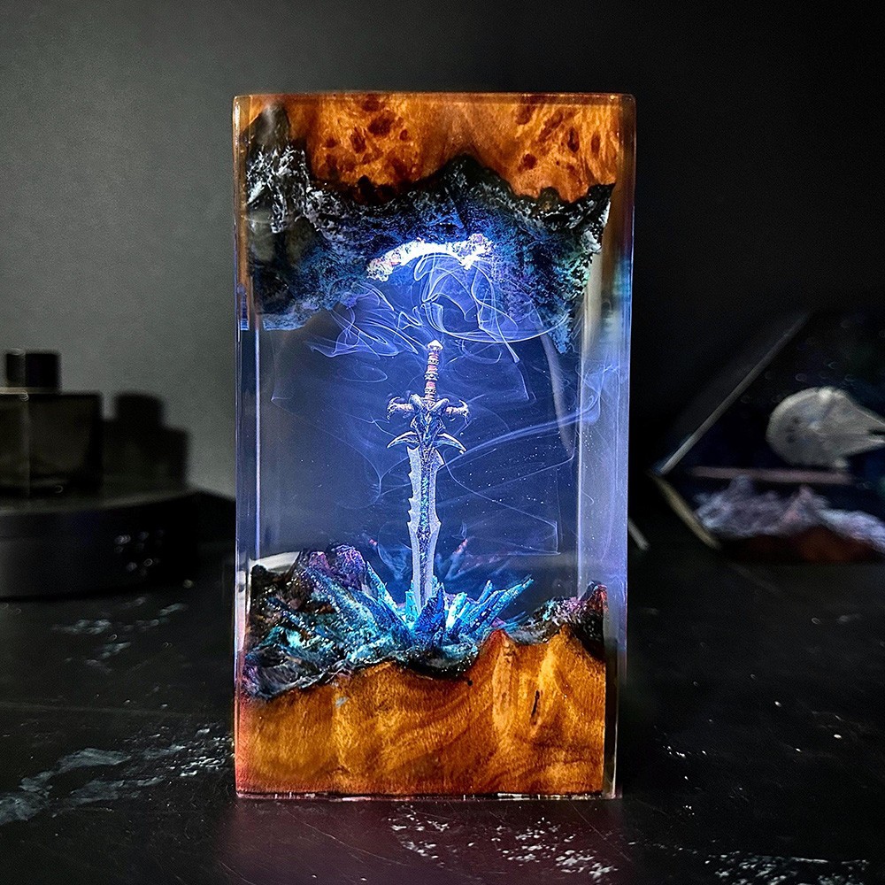Magic Series Solid Wood Resin  - Resin Art Design For Wedding 评论和价格