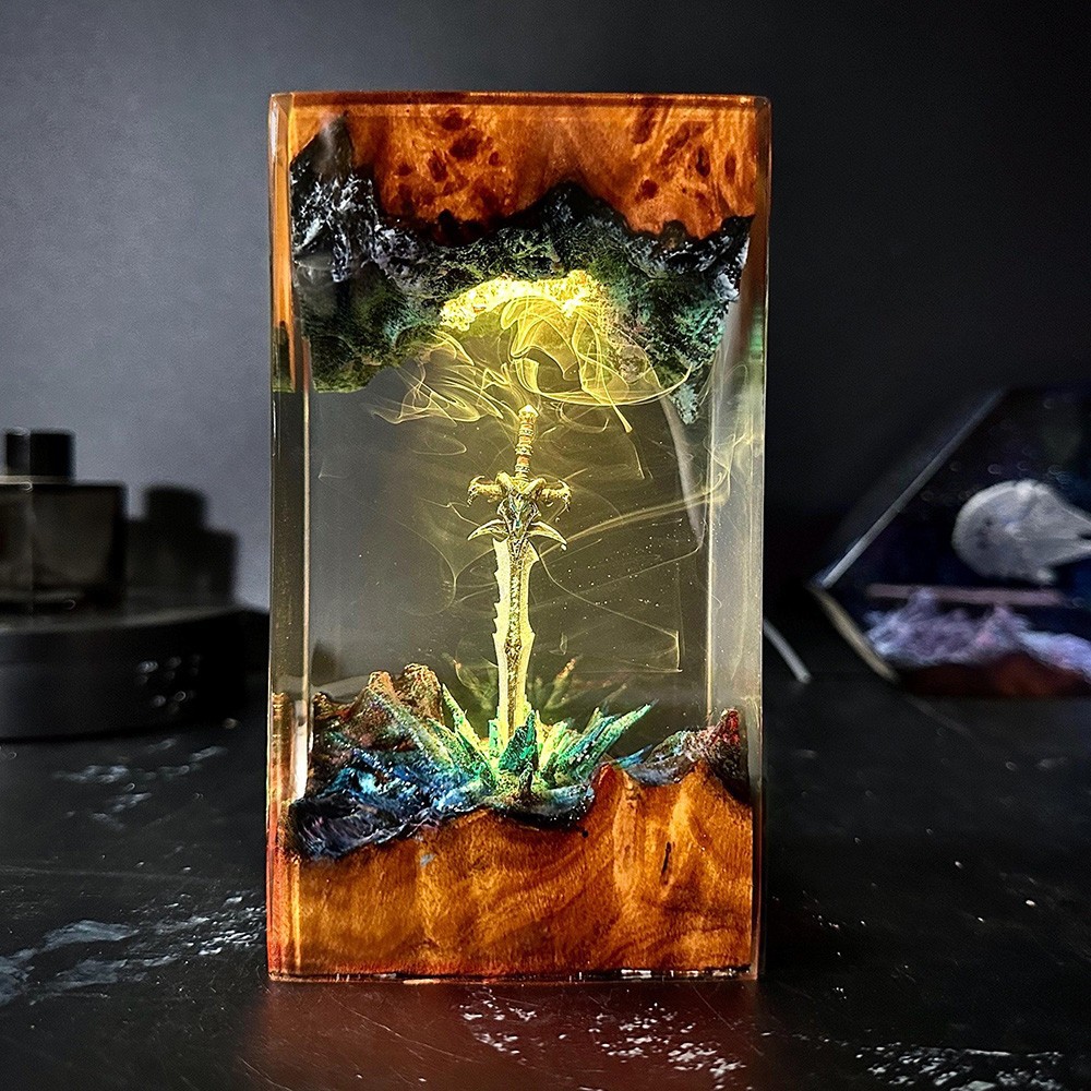 Magic Series Solid Wood Resin  - Resin Art Design For Wedding 评论和价格