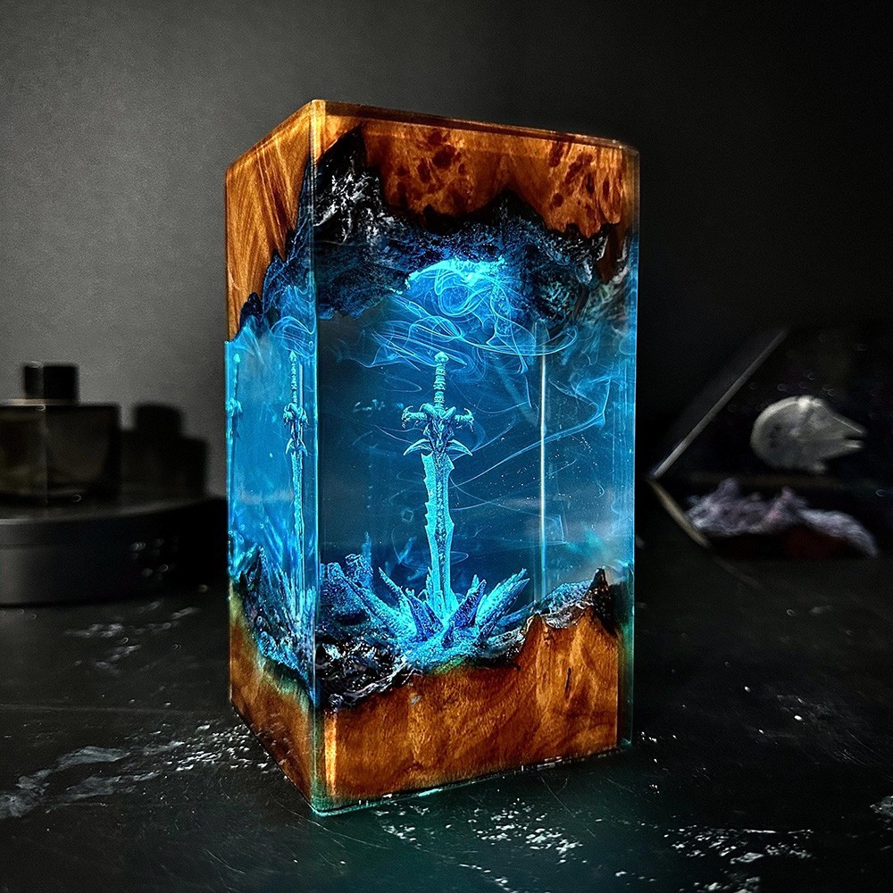 Magic Series Solid Wood Resin  - Resin Art Design For Wedding 评论和价格