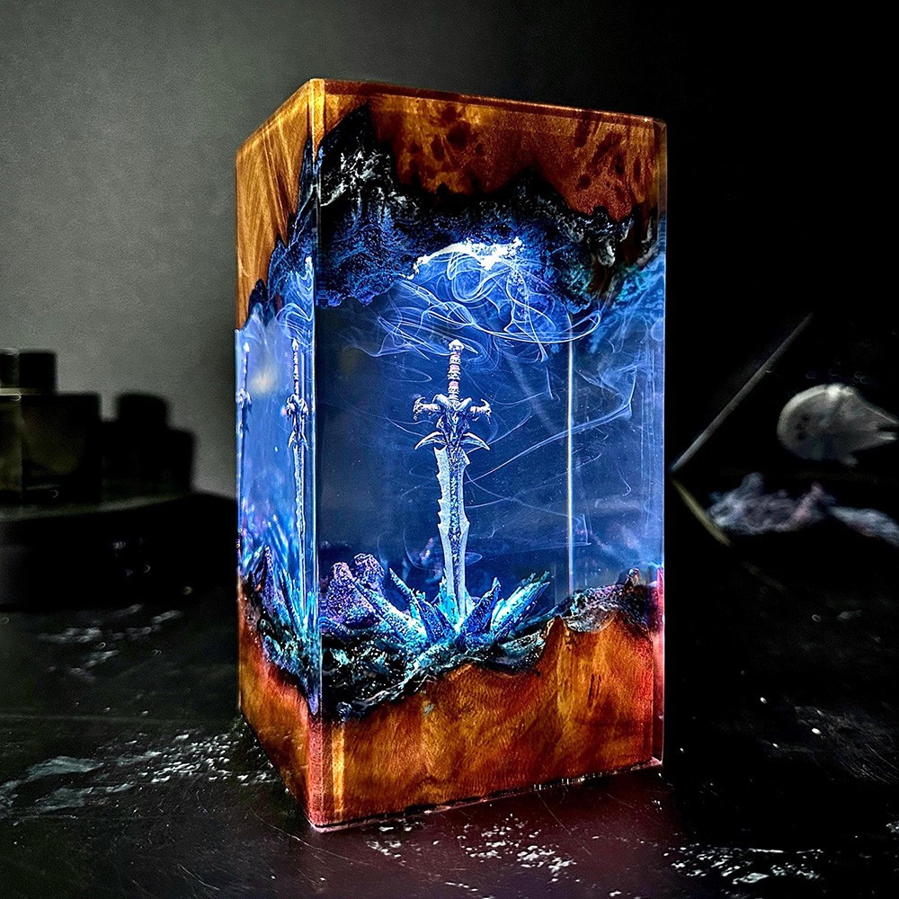 Magic Series Solid Wood Resin  - Resin Art Design For Wedding 评论和价格