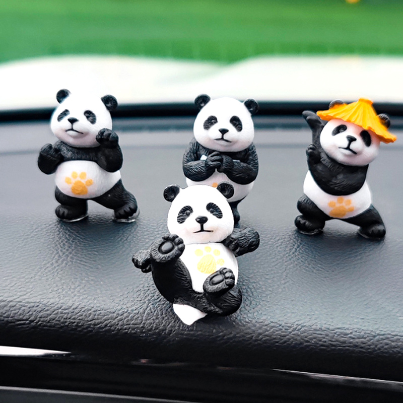 New Cute Panda Design Car Cons - Resin Art Design For Wedding 评论和价格