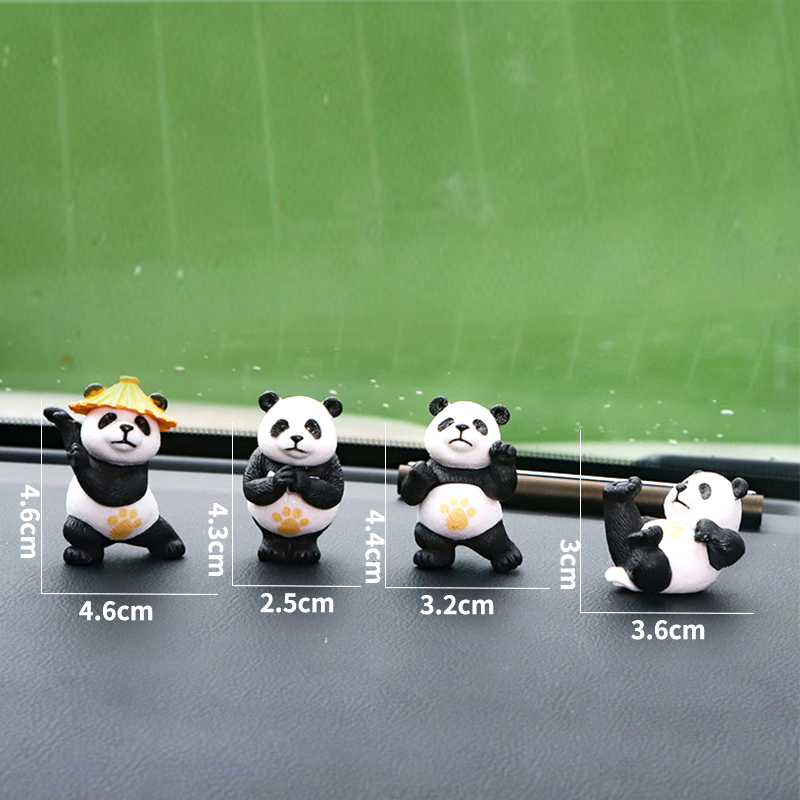 New Cute Panda Design Car Cons - Resin Art Design For Wedding 评论和价格