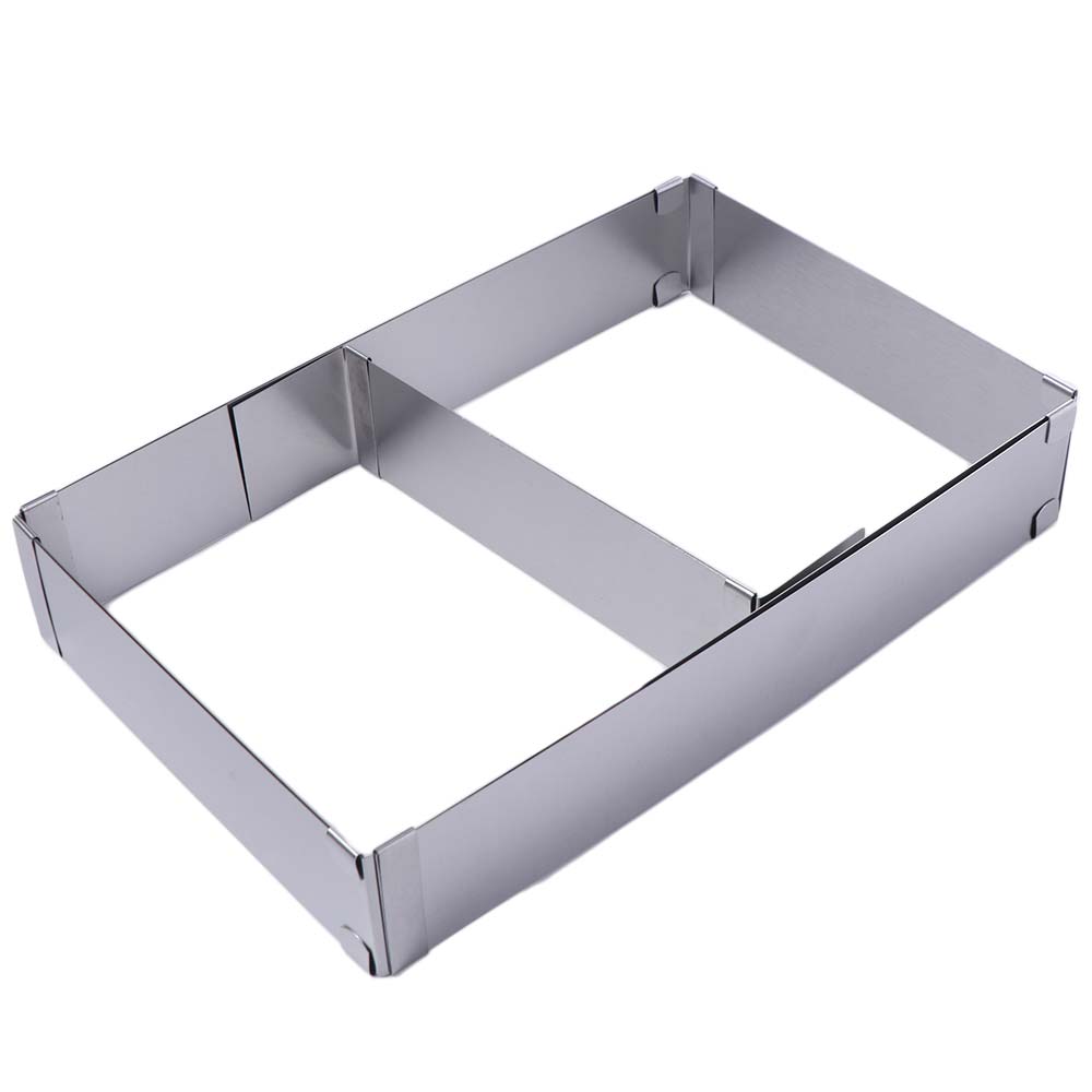 Stainless Steel Adjustable Mou - Tray Mold Rectangle 评论和价格