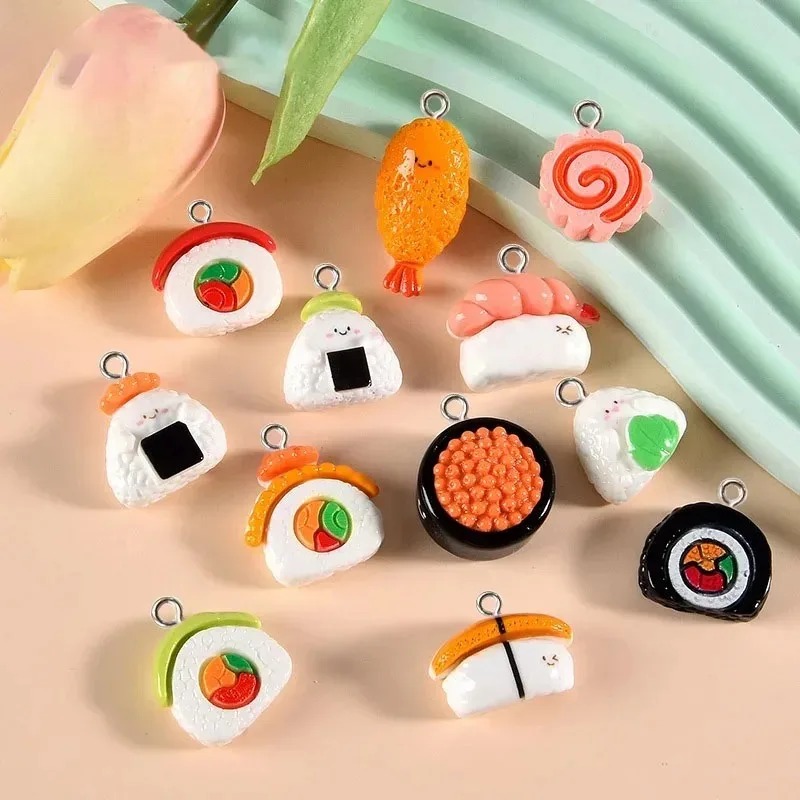 10Pcs Mini Food Resin Charms S - Resin Art Earrings 评论和价格