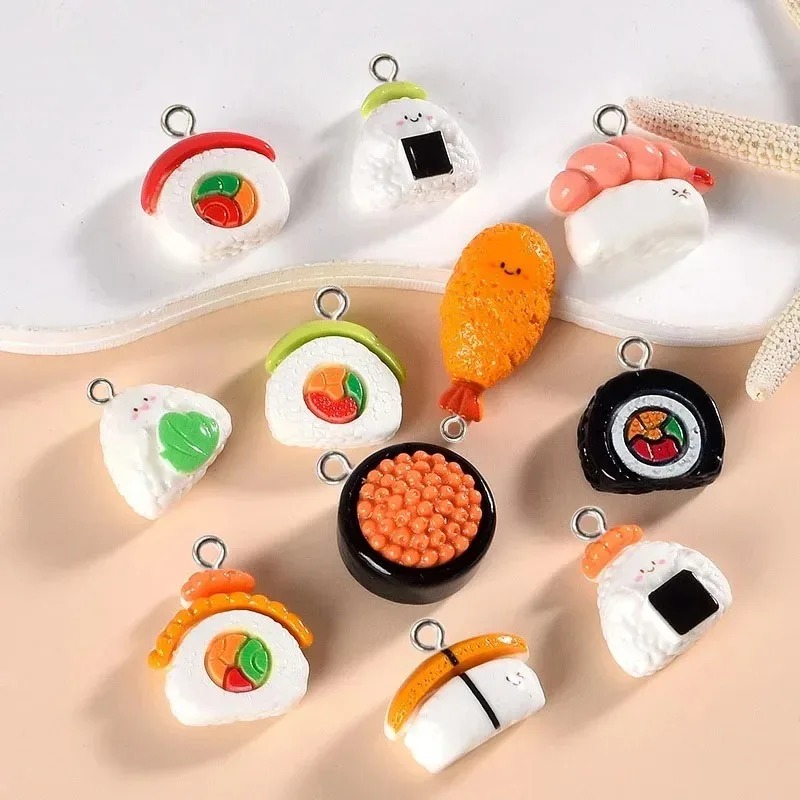 10Pcs Mini Food Resin Charms S - Resin Art Earrings 评论和价格