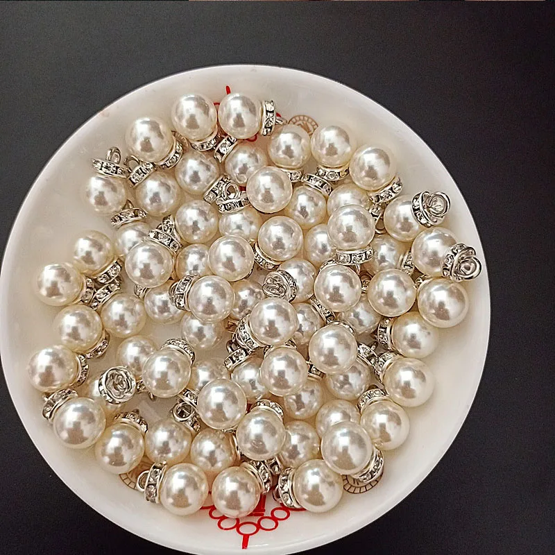 30Pcs Round Pearl Diamond Pend - Resin Art Design For Wedding 评论和价格