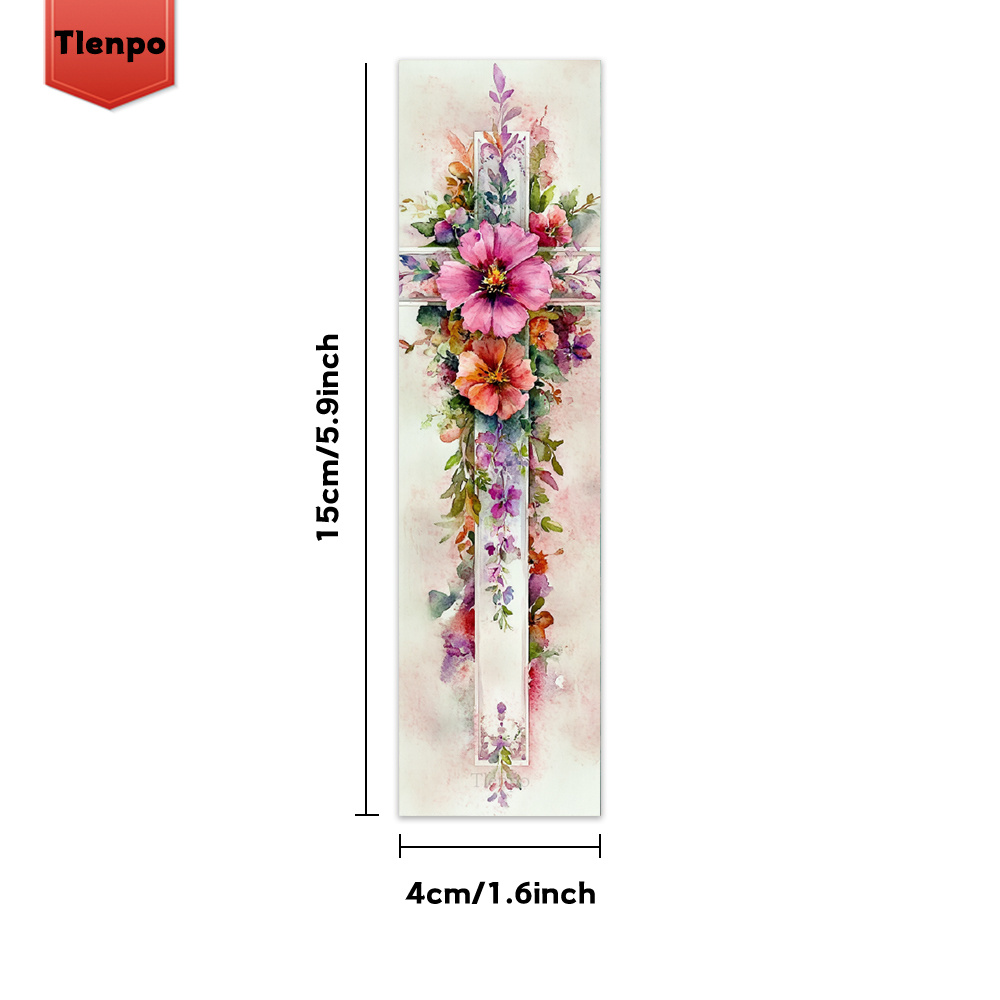 32pcs, Prosperous Cross Bookma - Resin Art Bookmark 评论和价格