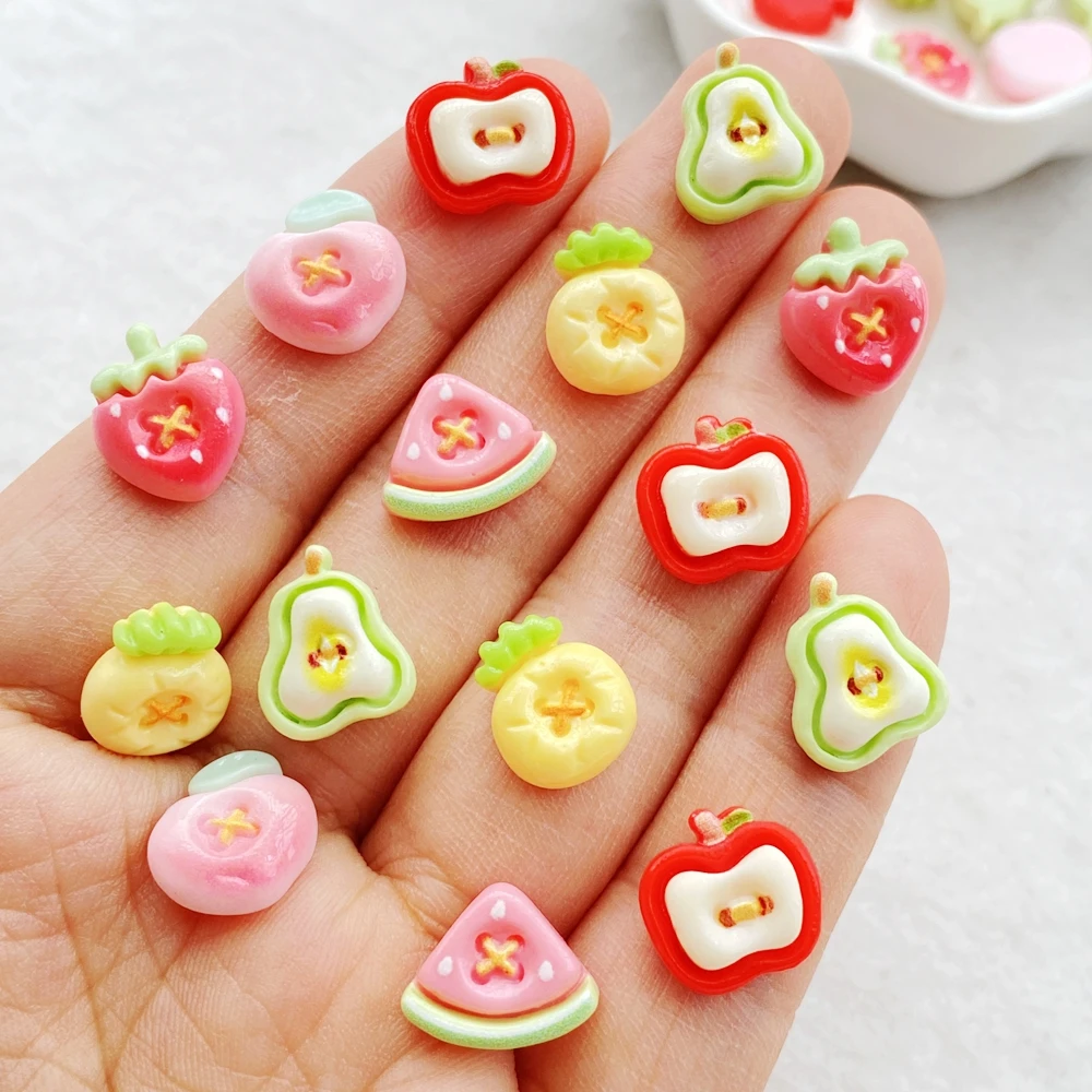 30Pcs Cute Mini Fruits Strawbe - Resin Art Design For Wedding 评论和价格