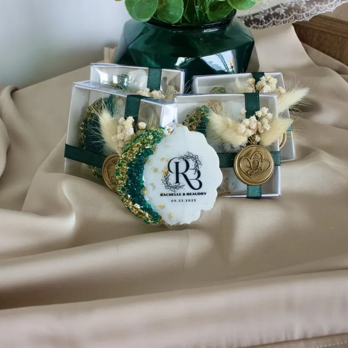 Personalized Wedding Epoxy Mag - Resin Art Design For Wedding 评论和价格
