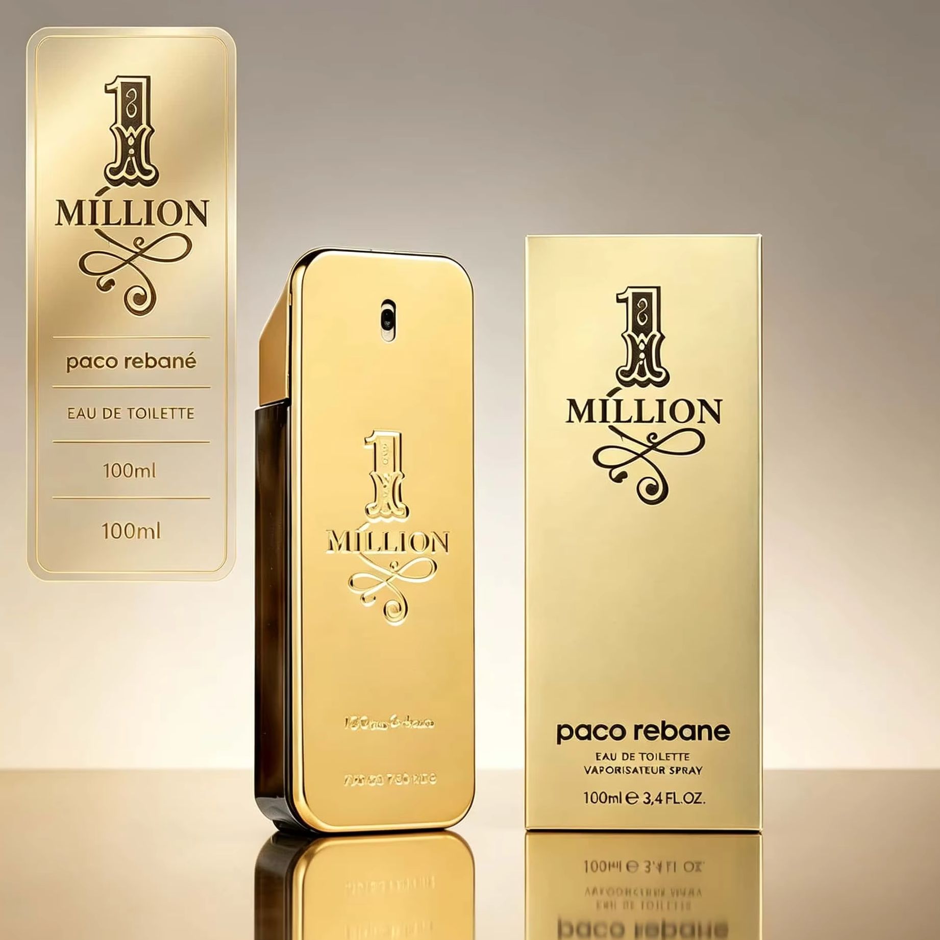 Paco Rabanne 1 Million Eau de  - Resin Art Logo 评论和价格