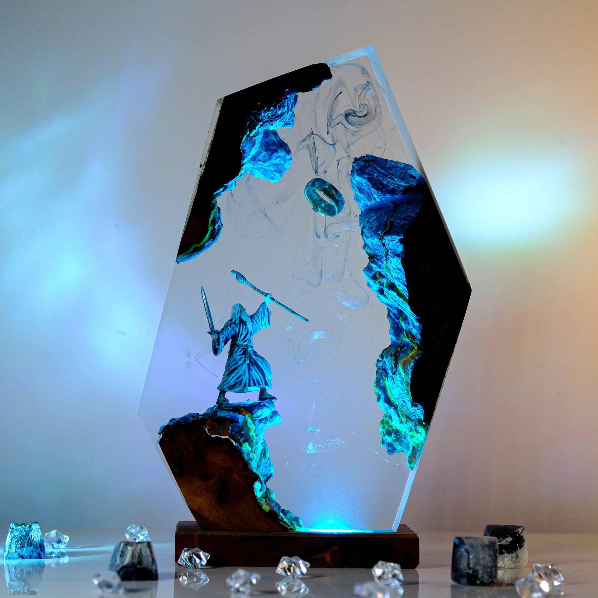 Movie Scence Figure Table Resi - Resin Art Anime 评论和价格