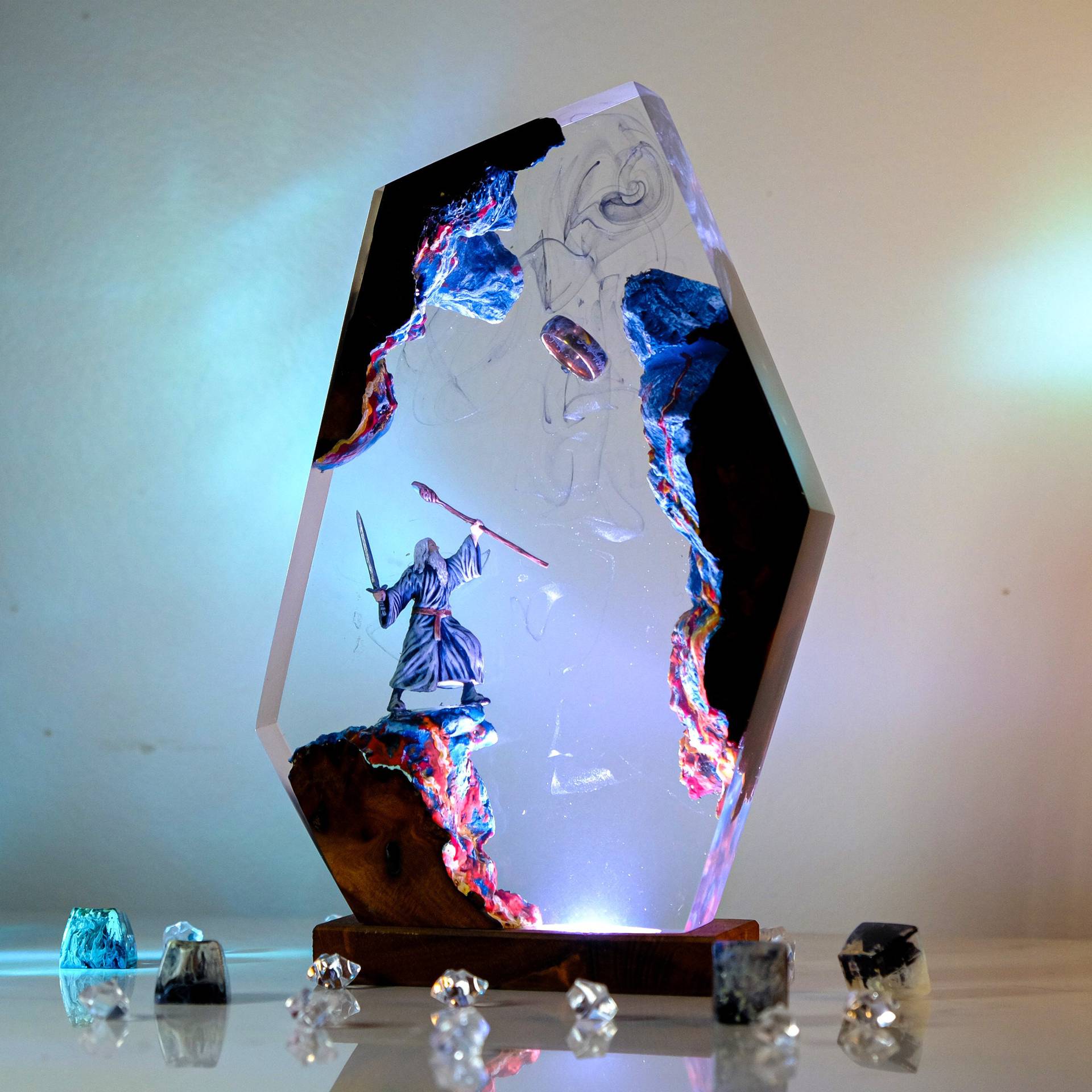 Movie Scence Figure Table Resi - Resin Art Anime 评论和价格