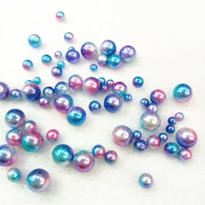 200Pcs Round Pearl Gradient Ma - Resin Art Design For Wedding 评论和价格
