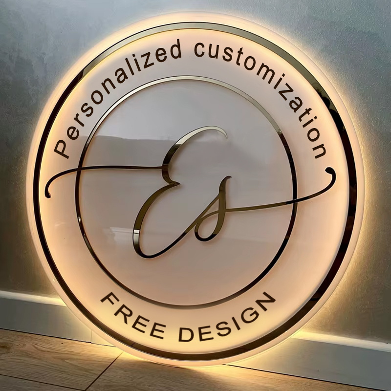 Custom Acrylic Business Logo N - Resin Art Logo 评论和价格
