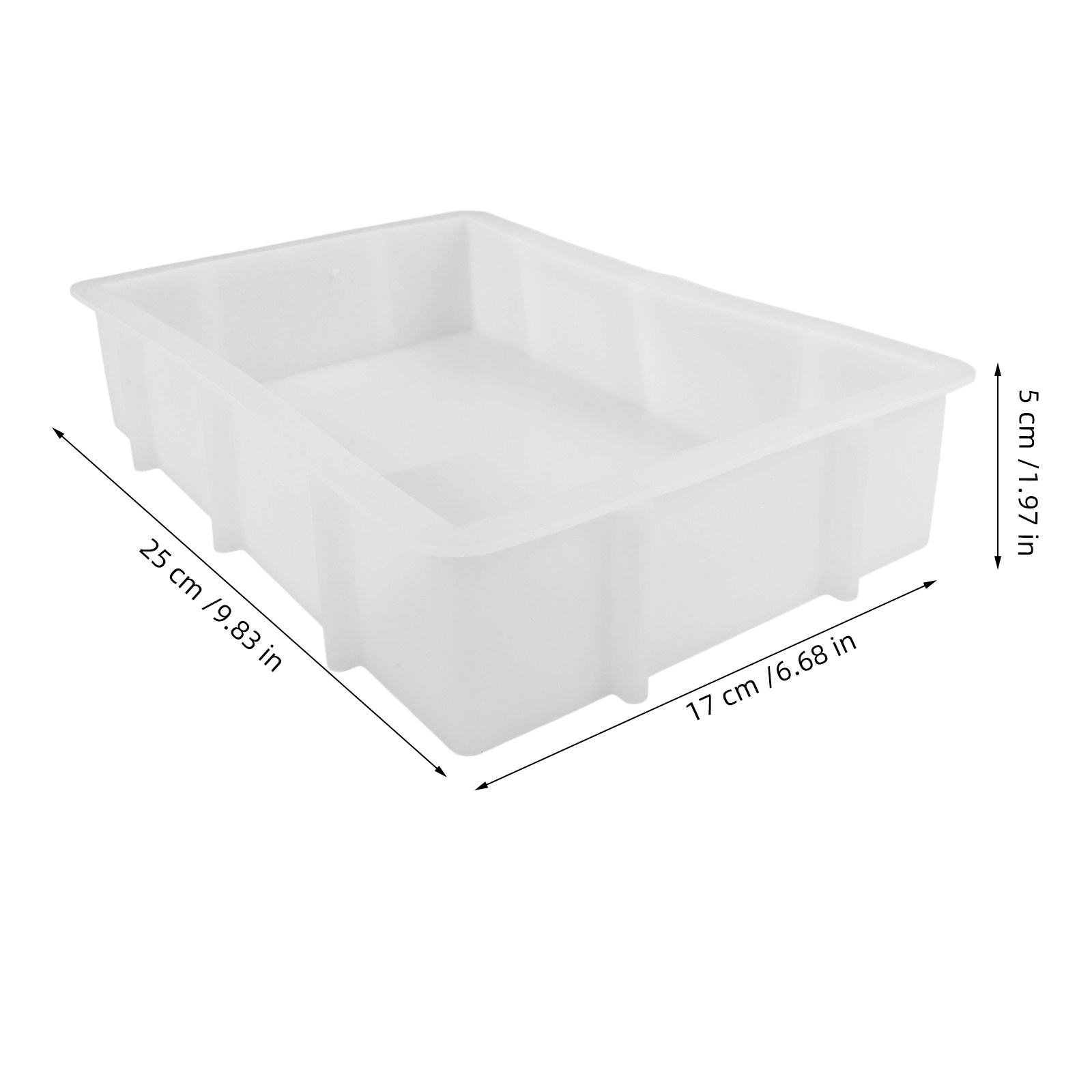 Deep Rectangle Silicone Mold L - Tray Mold Rectangle 评论和价格