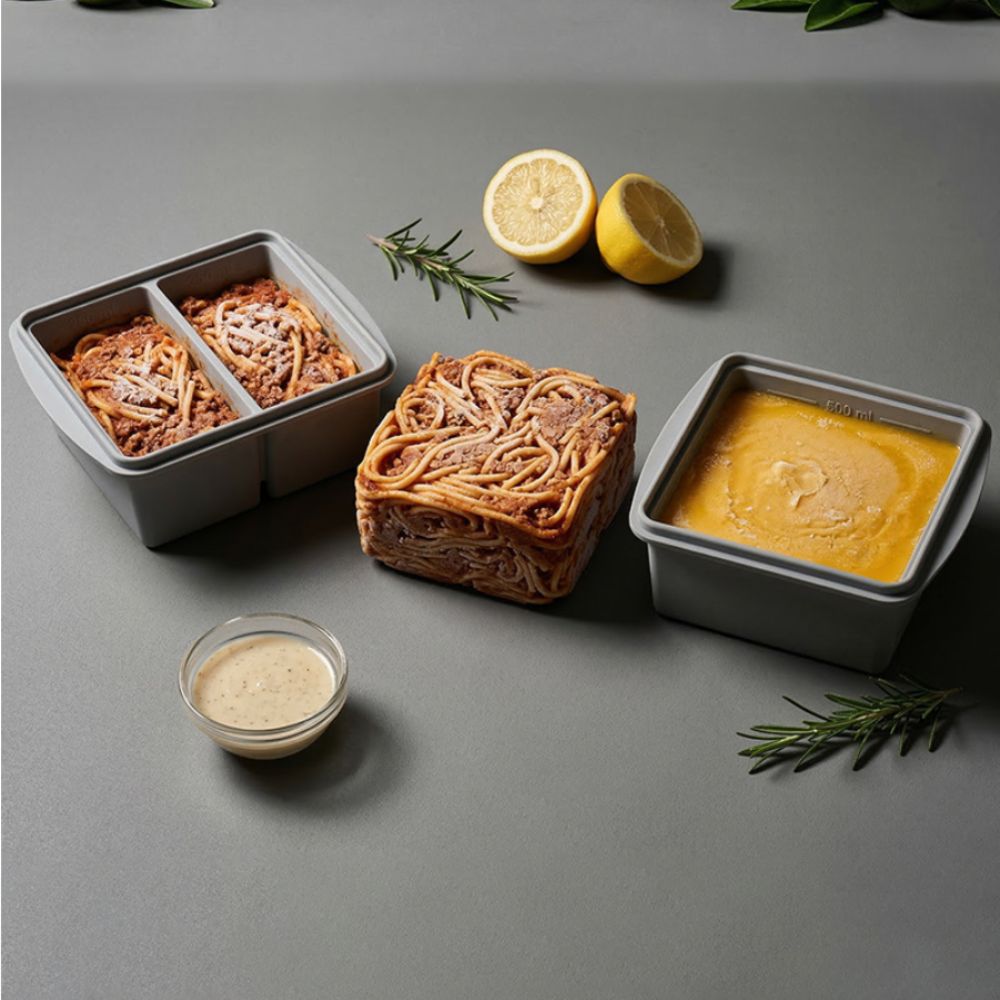 New Reusable Silicone Freezer  - Tray Mold Rectangle 评论和价格
