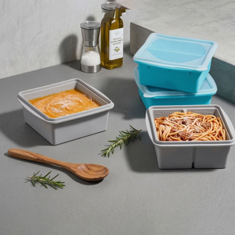 New Reusable Silicone Freezer  - Tray Mold Rectangle 评论和价格