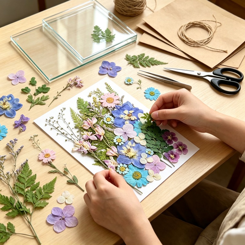 Mixed Pressed Dried Flower Kit - Resin Art Bookmark 评论和价格