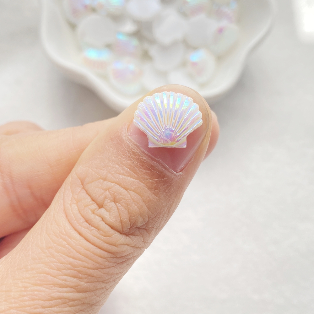 50Pcs Cute Mini Cartoon Shell  - Resin Art Design For Wedding 评论和价格