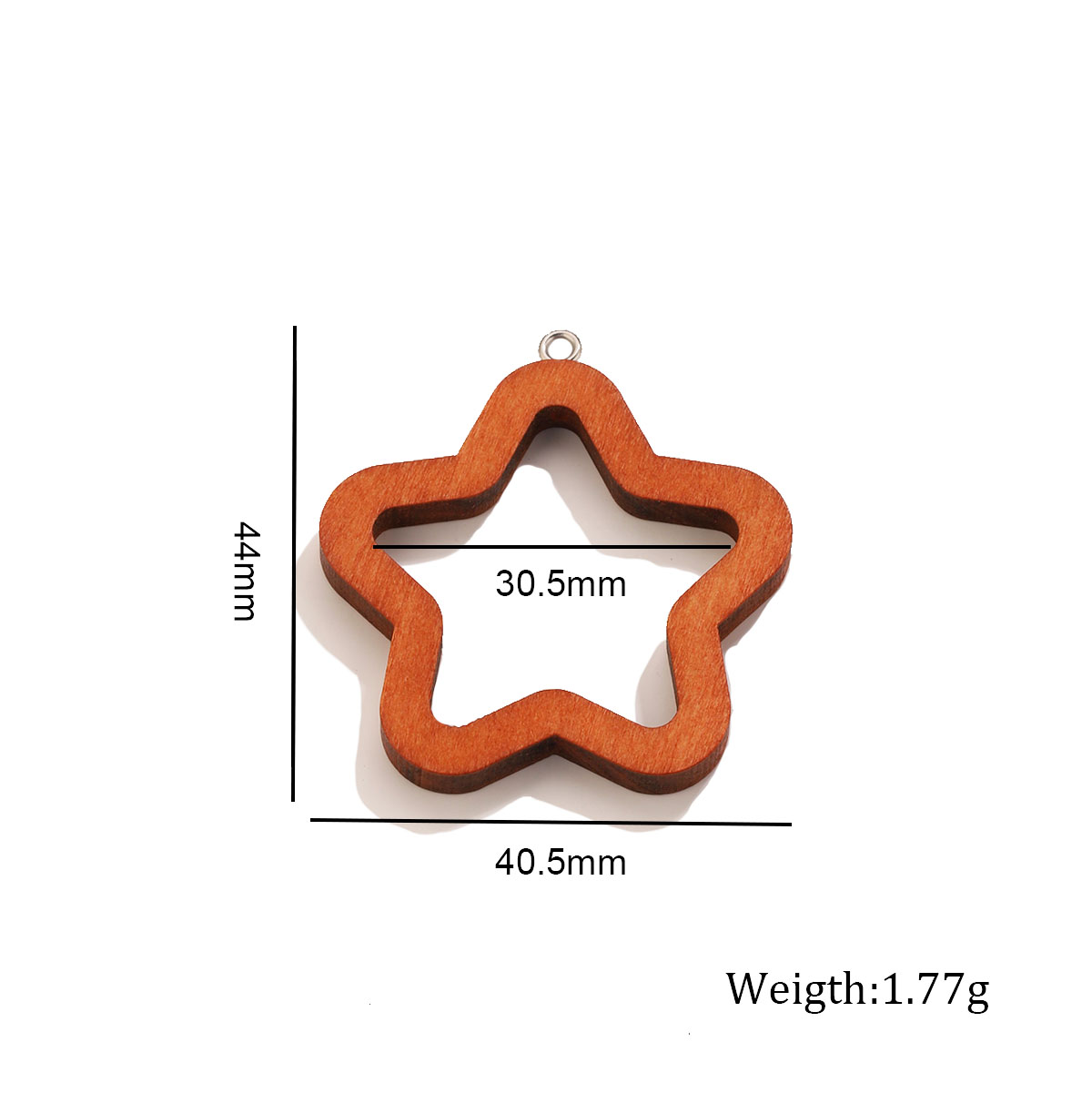 10PCS Triangle Rectangle Wood  - Resin Art Earrings 评论和价格