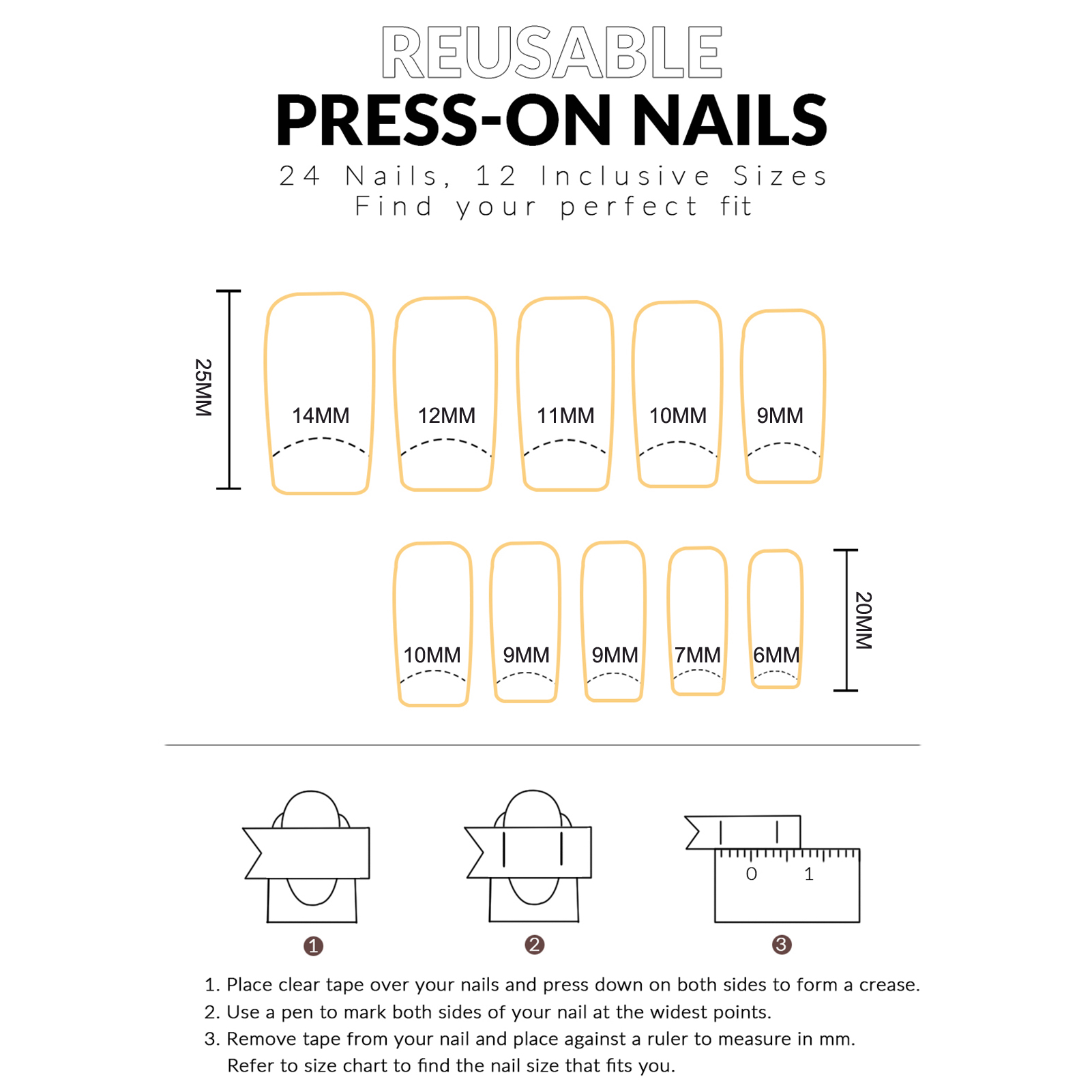 Women's Press On Nails French  - Resin Art Design For Wedding 评论和价格