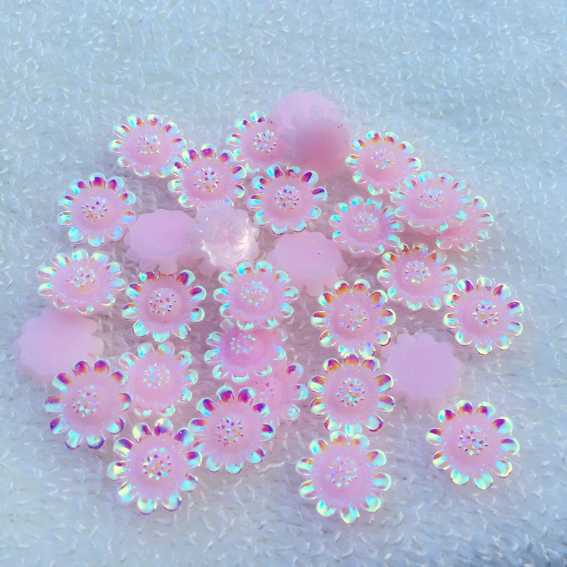 12mm AB resin flower design rh - Resin Art Design For Wedding 评论和价格