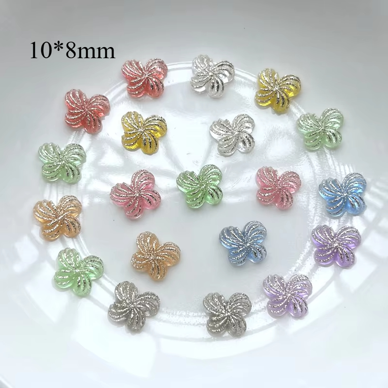 50pcs 10*8mm jelly colored lum - Resin Art Design For Wedding 评论和价格